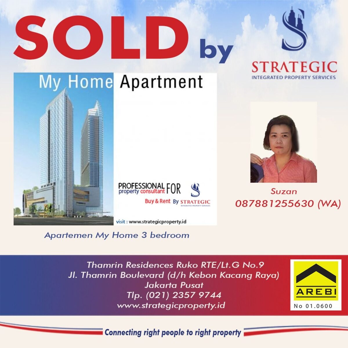 Closing Apartemen “My Home” 3Br Sold By Suzan