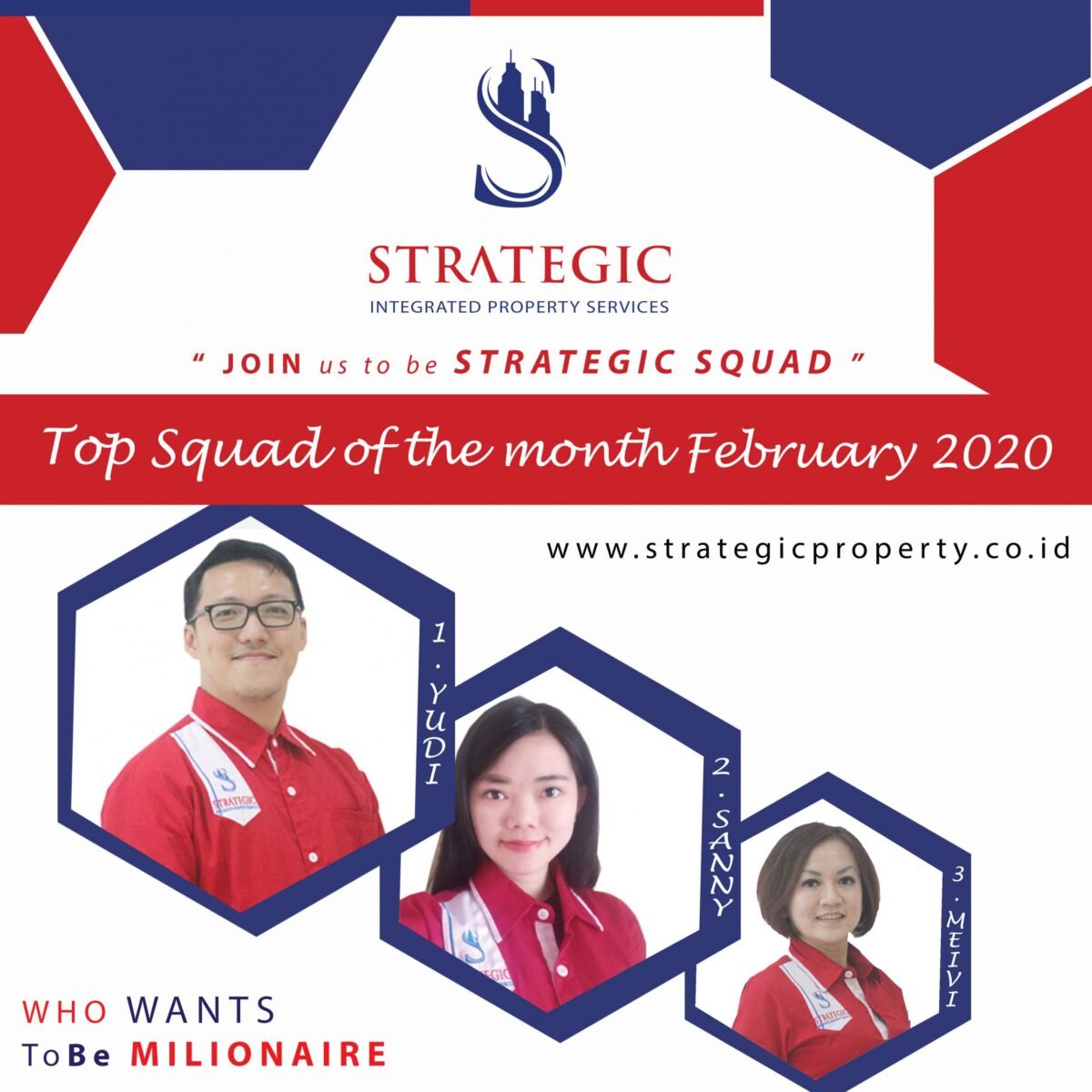 STRATEGIC PROPERTY TOP SQUAD OF THE MONTH FEBRUARY 2020
