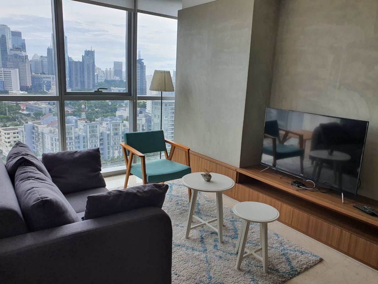 The Best Unit 2bed+2bath  Size 78sqm in a Quiet Exclusive Apartment that Make You Feel Relax Staying in the Heart of Jakarta, Ciputra World 2, Full Furnished with Excellent Interior
